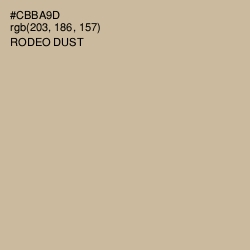 #CBBA9D - Rodeo Dust Color Image